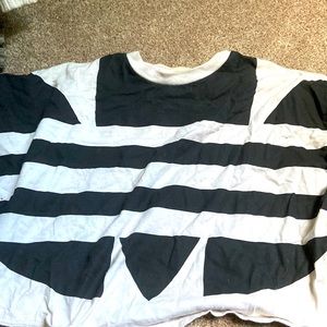 adidas cropped short sleeve